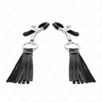 kink pinces a telemons a pampons en cuirette 6 cm