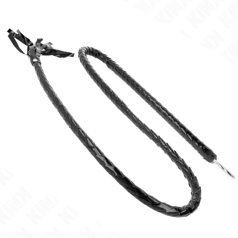 Fouet long en PVC brillant — détail produit