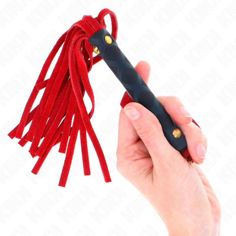 Mini fouet en daim pour jeux d'impact — détail base