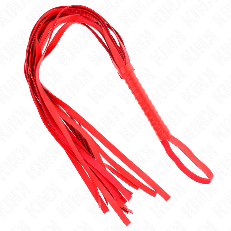 kink fouet rouge manche court long queue 70 cm