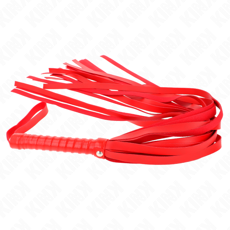 kink fouet rouge manche court long queue 70 cm