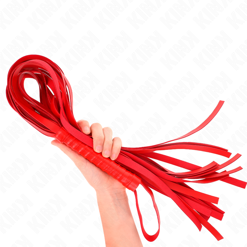 kink fouet rouge manche court long queue 70 cm