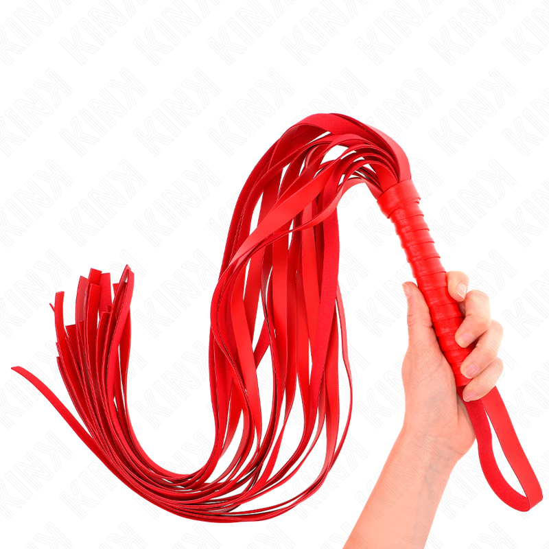 kink fouet rouge manche court long queue 70 cm