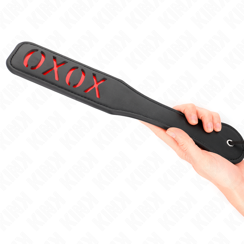 Paddle à message XOXO pour fessées marquées — vue principale
