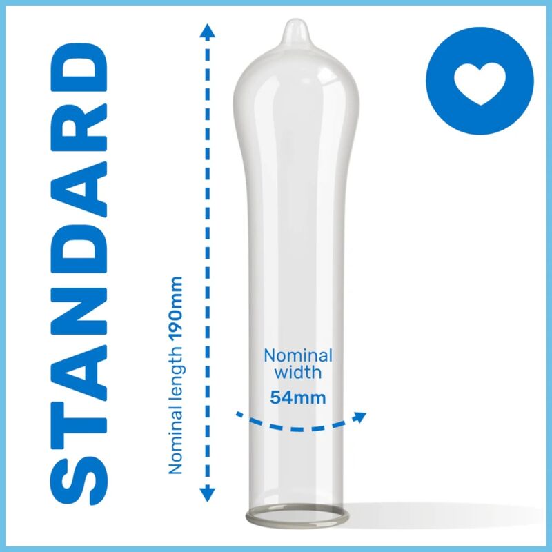 Préservatifs grande sachet de 144 — vue de profil