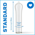 Préservatifs grande sachet de 144 — vue de profil