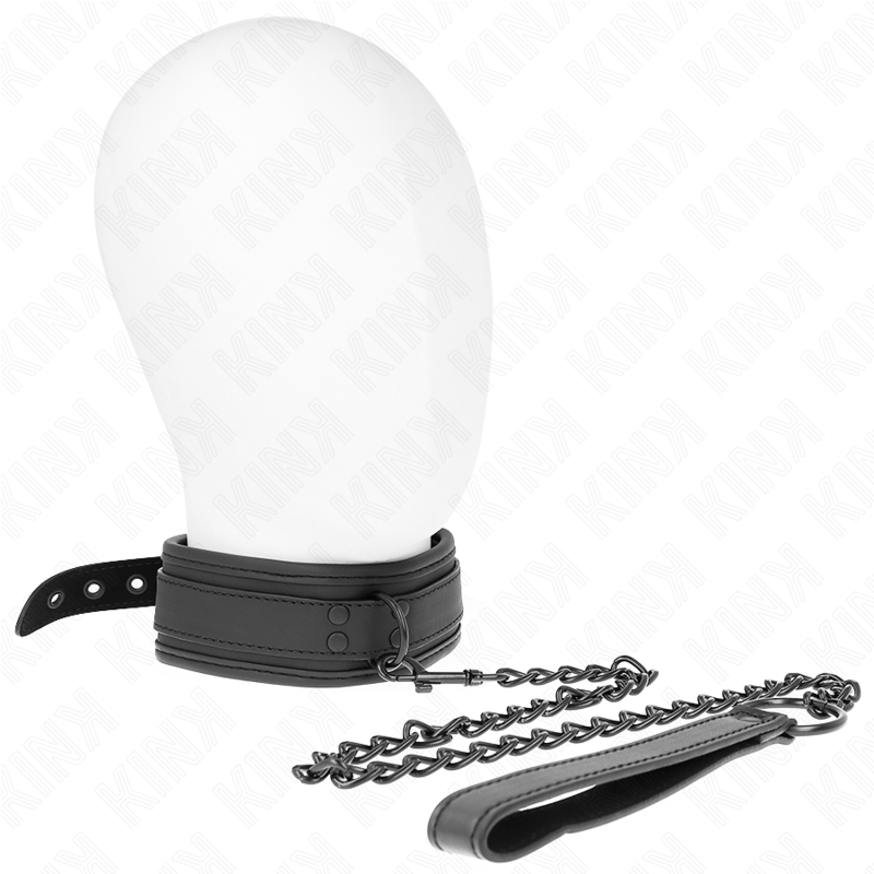 Collier de bondage en néoprène avec laisse — vue principale