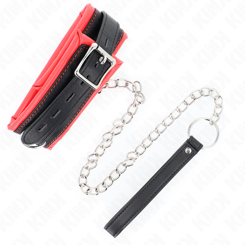 Collier lourd à boucles avec laisse — détail produit