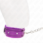 kink collier avec laisse 65 cm avec restrictions violet 36 42 cm x 5 5 cm