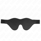 Bandeau pour les yeux en cuir avec sangle élastique — détail produit