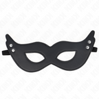Masque en simili à rivets pour jeu de rôle — vue de profil