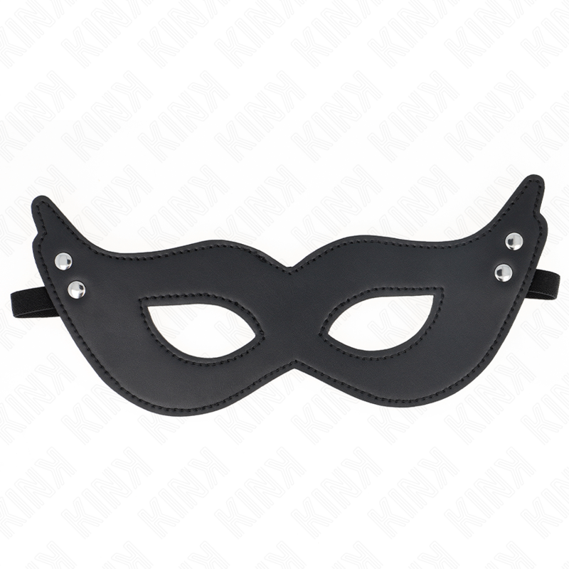 Masque en simili à rivets pour jeu de rôle — vue de profil