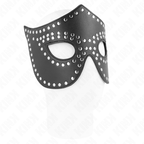 Masque en simili à rivets modèle large — vue principale