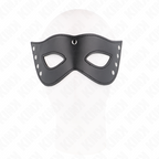 Masque BDSM 4 rivets — vue de profil