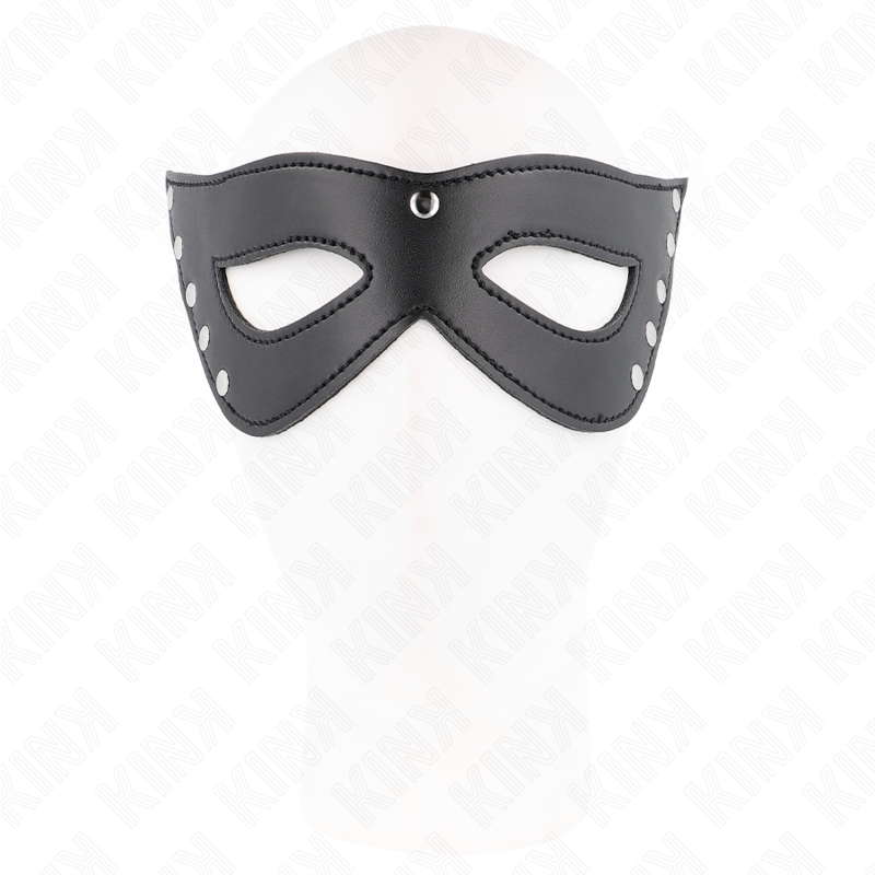 Masque BDSM 5 rivets — vue de profil