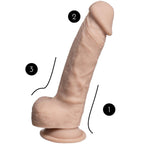 SILEXD - MODÈLE 1 PÉNIS RÉALISTE PREMIUM SILEXPAN SILICONE