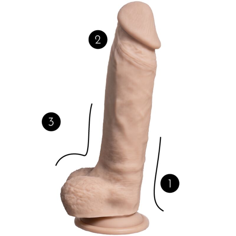 SILEXD - MODÈLE 1 PÉNIS RÉALISTE PREMIUM SILEXPAN SILICONE