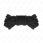 Corde de bondage en coton 5 mètres noir — détail produit