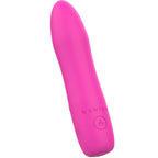 Mini vibromasseur chauffant en silicone 5 modes — détail produit