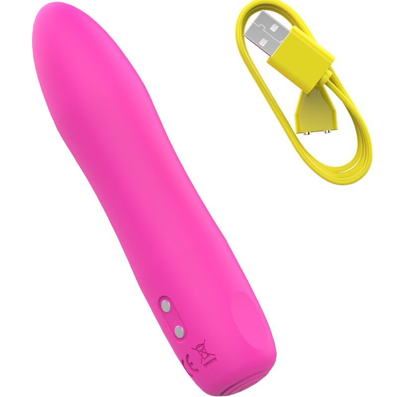 Mini vibromasseur chauffant en silicone 5 modes — détail texture surface