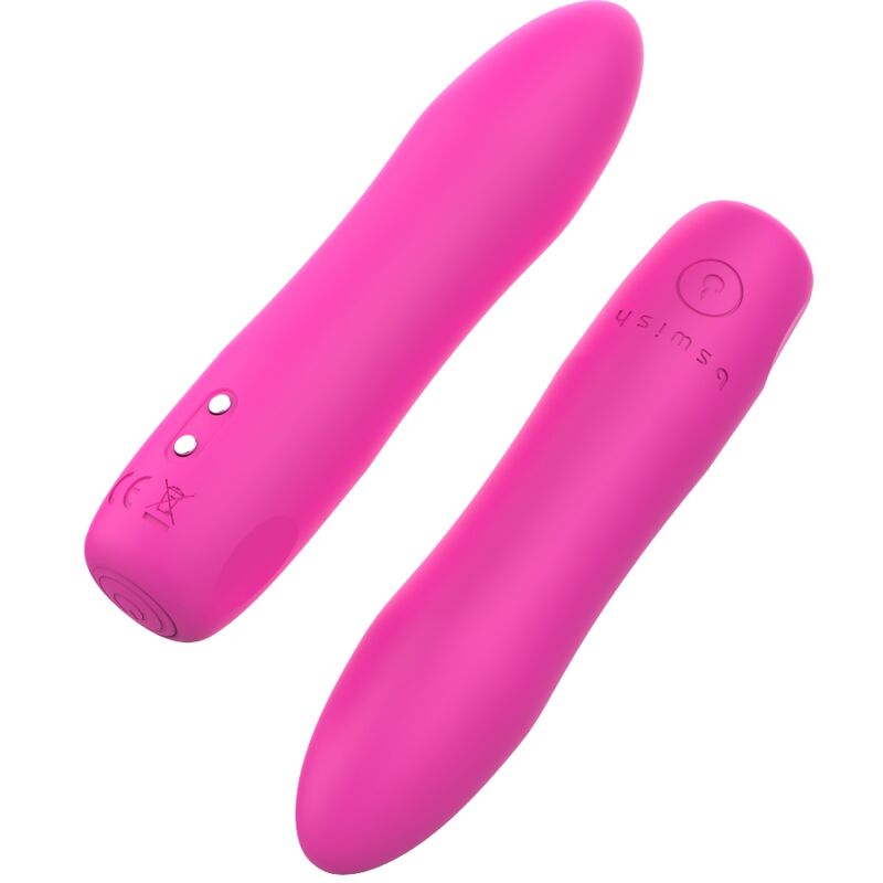 Mini vibromasseur chauffant en silicone 5 modes — vue de dos