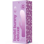Vibromasseur rabbit en silicone lilas — emballage produit
