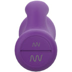 Vibromasseur rabbit en silicone lilas — vue rapprochée