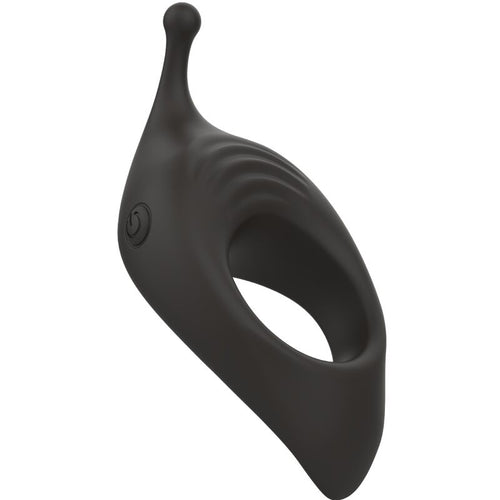 Anneau pénien vibrant en silicone lilas — détail produit
