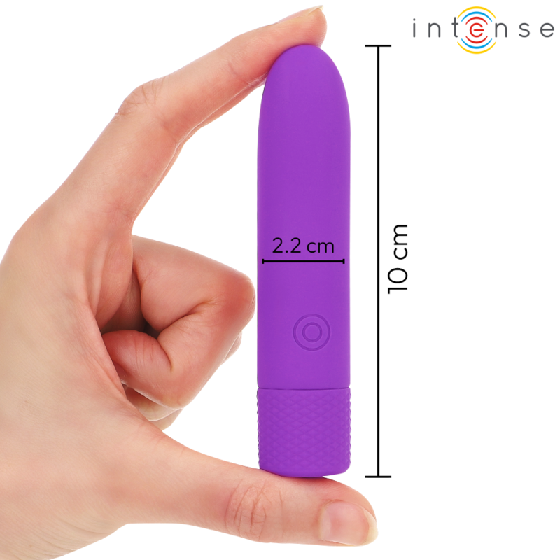 Mini vibromasseur bullet rechargeable USB — vue de dos