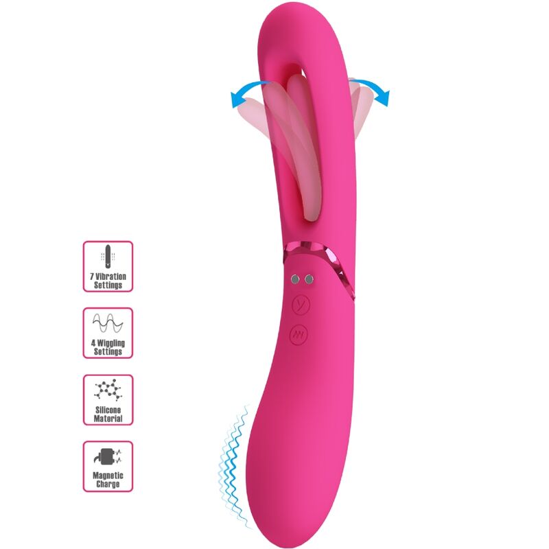 romance vibrateur point g lexie 7 vibrations rose
