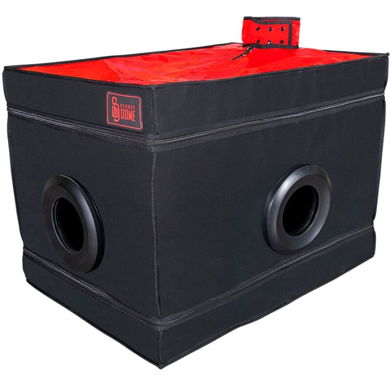Cabine de contention compacte avec éclairage LED — vue principale
