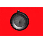 Grande cabine de jeu noir et rouge avec serrage et LED — angle alternatif