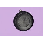 Cabine de jeu immersive violette avec serrage et LED — finition matière