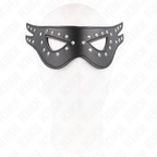 Masque sexy en simili au design audacieux — vue de profil