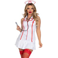 Costume d'infirmière robe moulante avec stéthoscope — vue principale