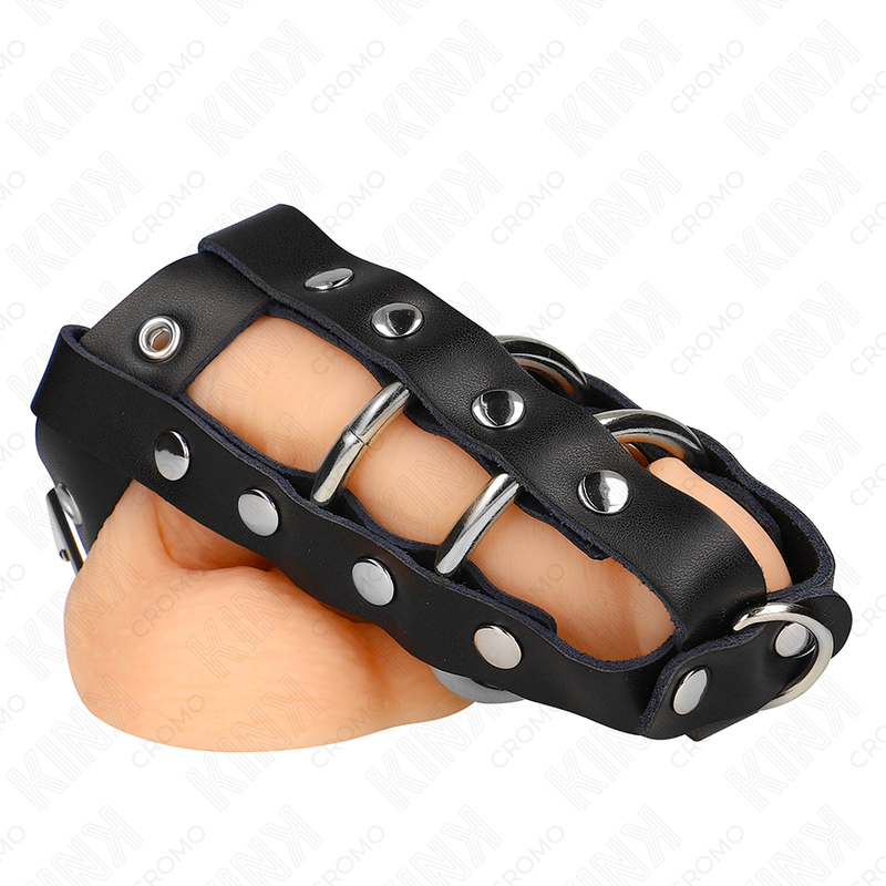 Cage de chasteté réglable en métal avec cadenas — détail produit