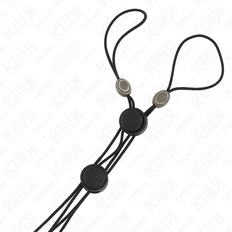 Pinces à tétons noires avec élastique — détail produit