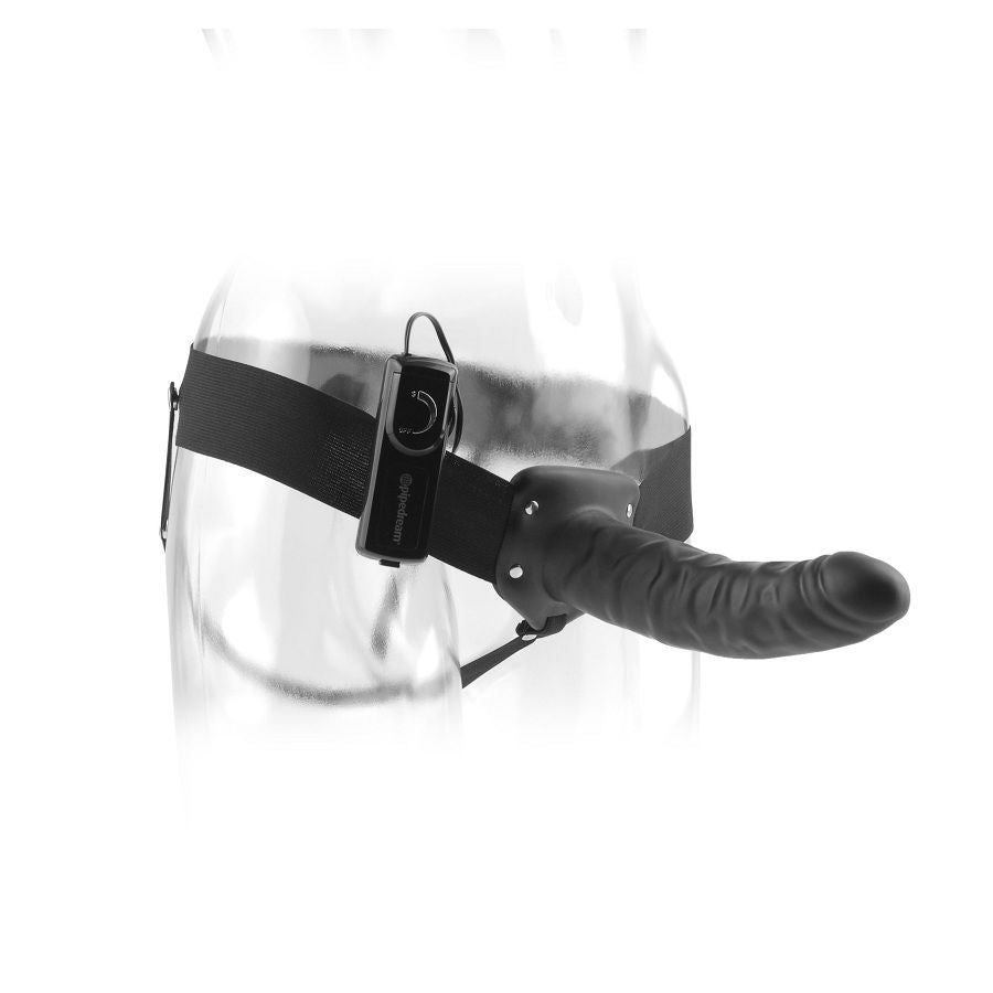 Vibrant creux strap-on