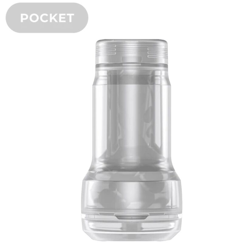 kiiroo feel pocket stroker cristal par kiiroo transparent
