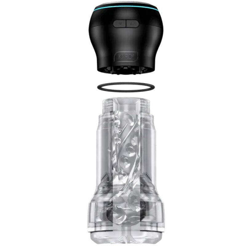 Coffret masturbateur transparent et module d'aspiration — détail produit