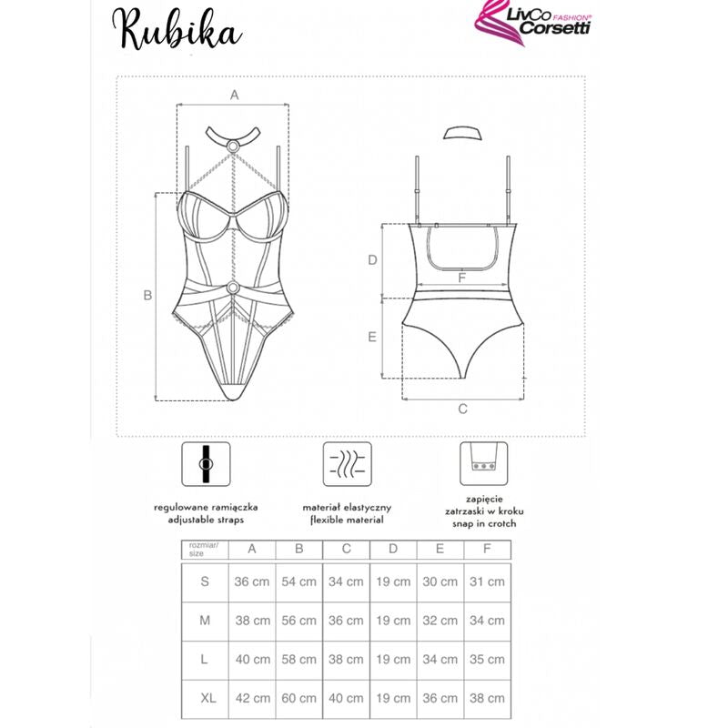 Body en dentelle délicate — vue de dos