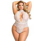 Body dentelle blanche féminin et délicat — détail produit