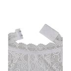 Body dentelle blanche féminin et délicat — emballage produit