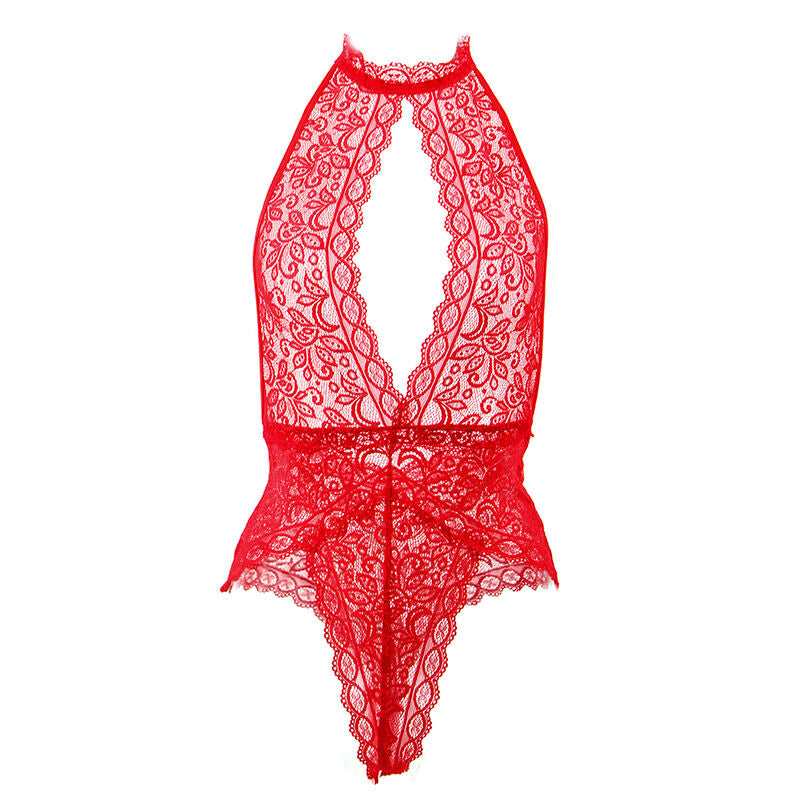 Body rouge à coupe ouverte — vue de dos