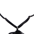 Robe à bretelles sensuelle avec string — vue rapprochée
