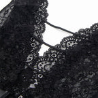 Body en dentelle avec porte-jarretelles intégré — vue de dos 2