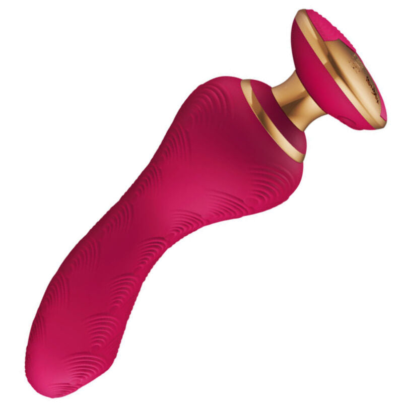 Vibromasseur point G en silicone embout flexible — vue trois quarts
