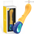 Vibromasseur point G jaune en silicone — vue principale