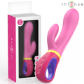 Vibromasseur rabbit rose double stimulation — vue principale