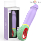 Vibromasseur classique violet en silicone — vue principale